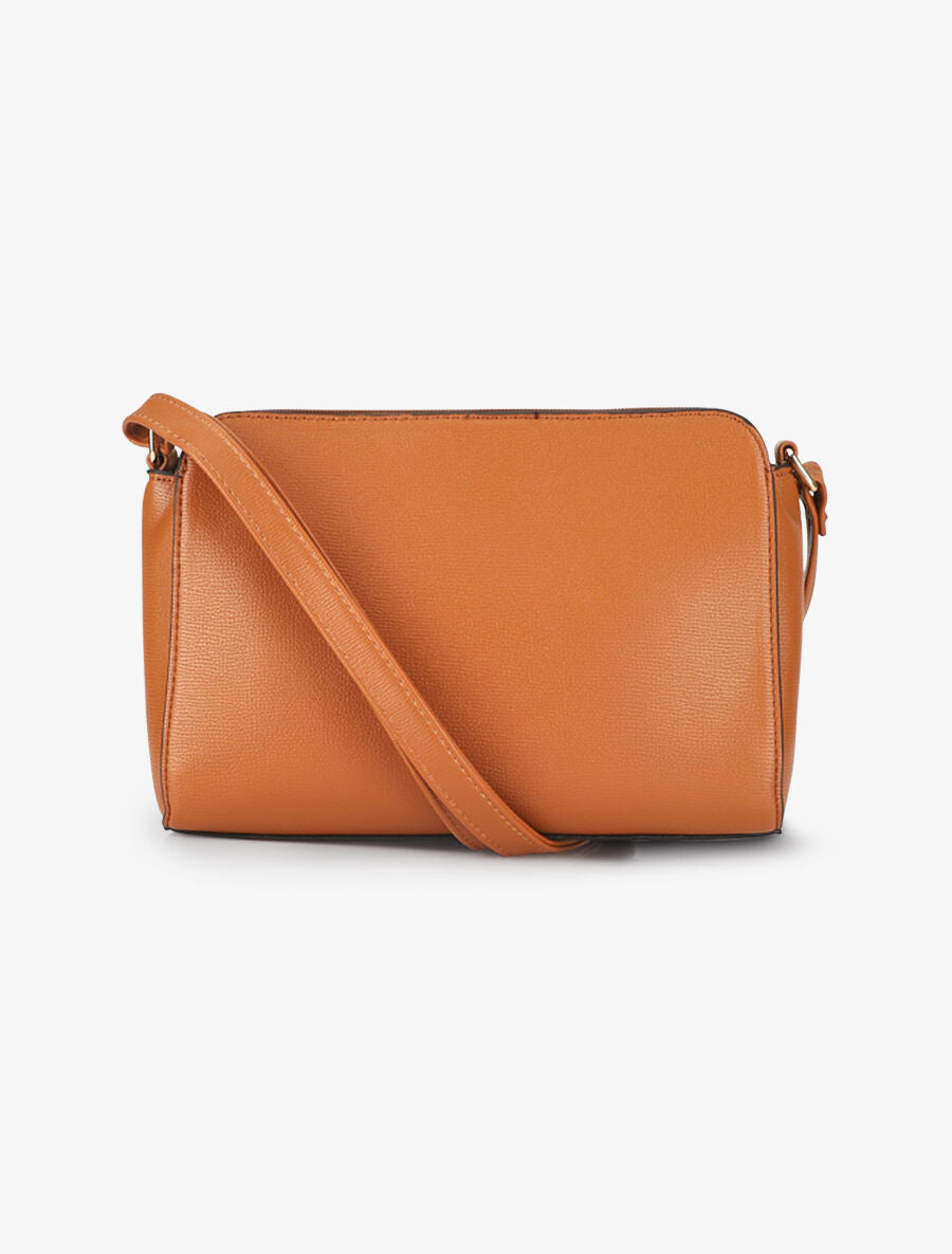 Sac besace Alison - Camel - 1
