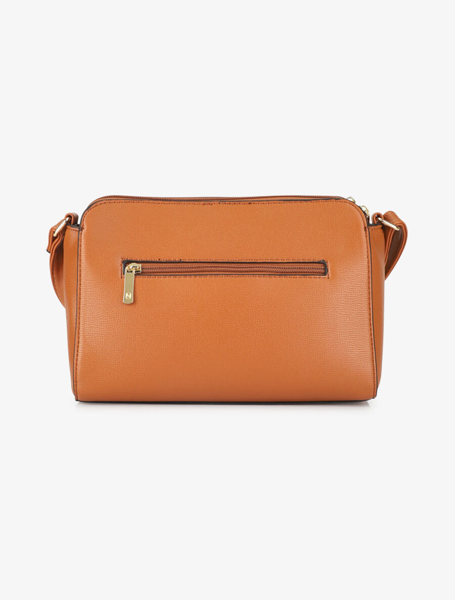 Sac besace Alison - Camel - 2