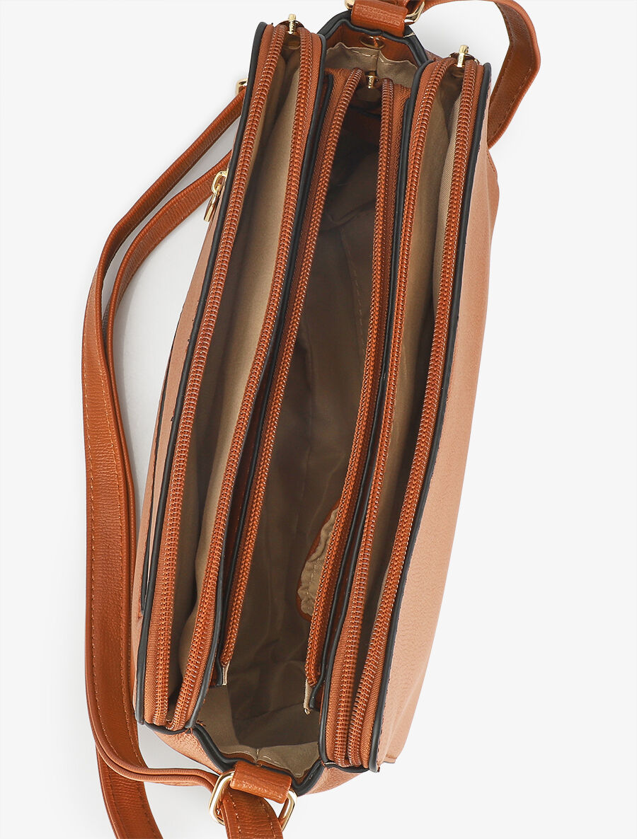 Sac besace Alison - Camel - 4