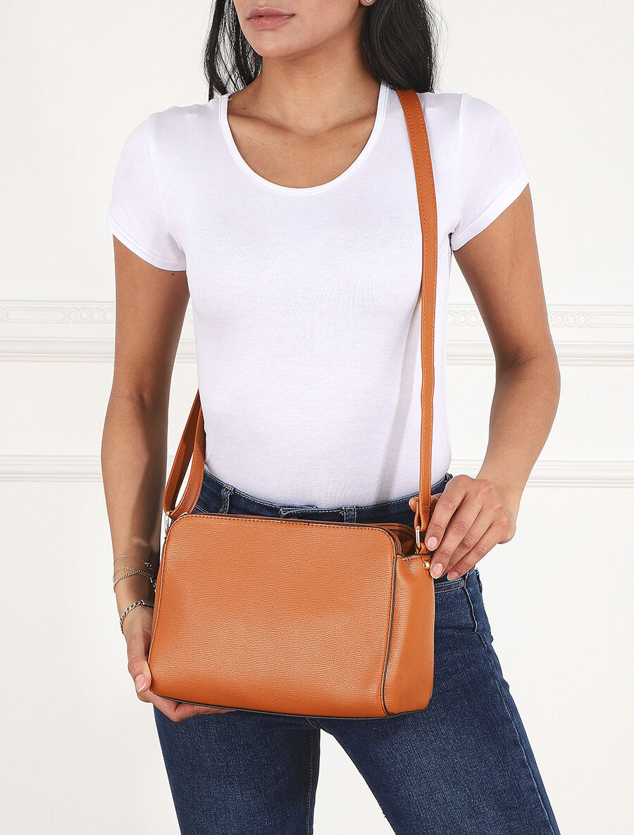 Sac besace Alison - Camel - 5