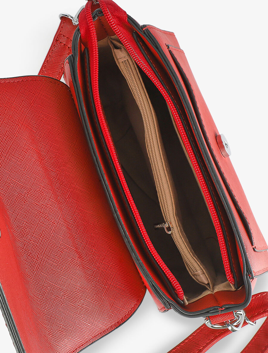 Sac besace Veronica - Rouge - 4