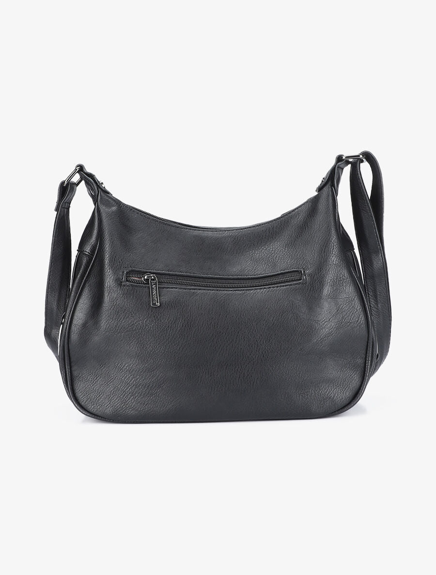 Sac besace Valeria - Noir - 2