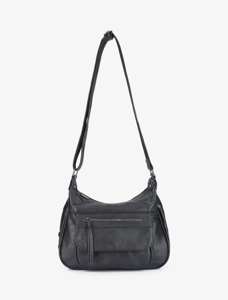 Sac besace Valeria - Noir - 3