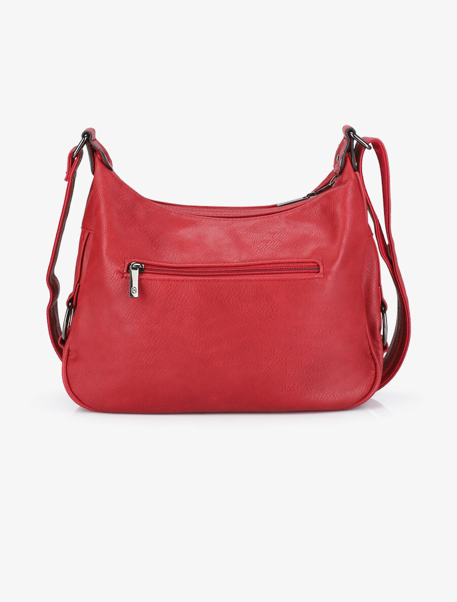 Sac besace Valeria - Rouge - 2