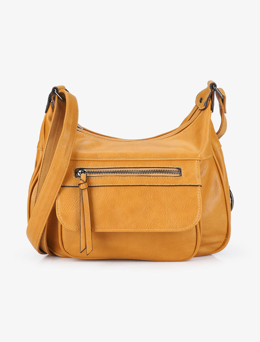 Sac besace Valeria - Moutarde - 5