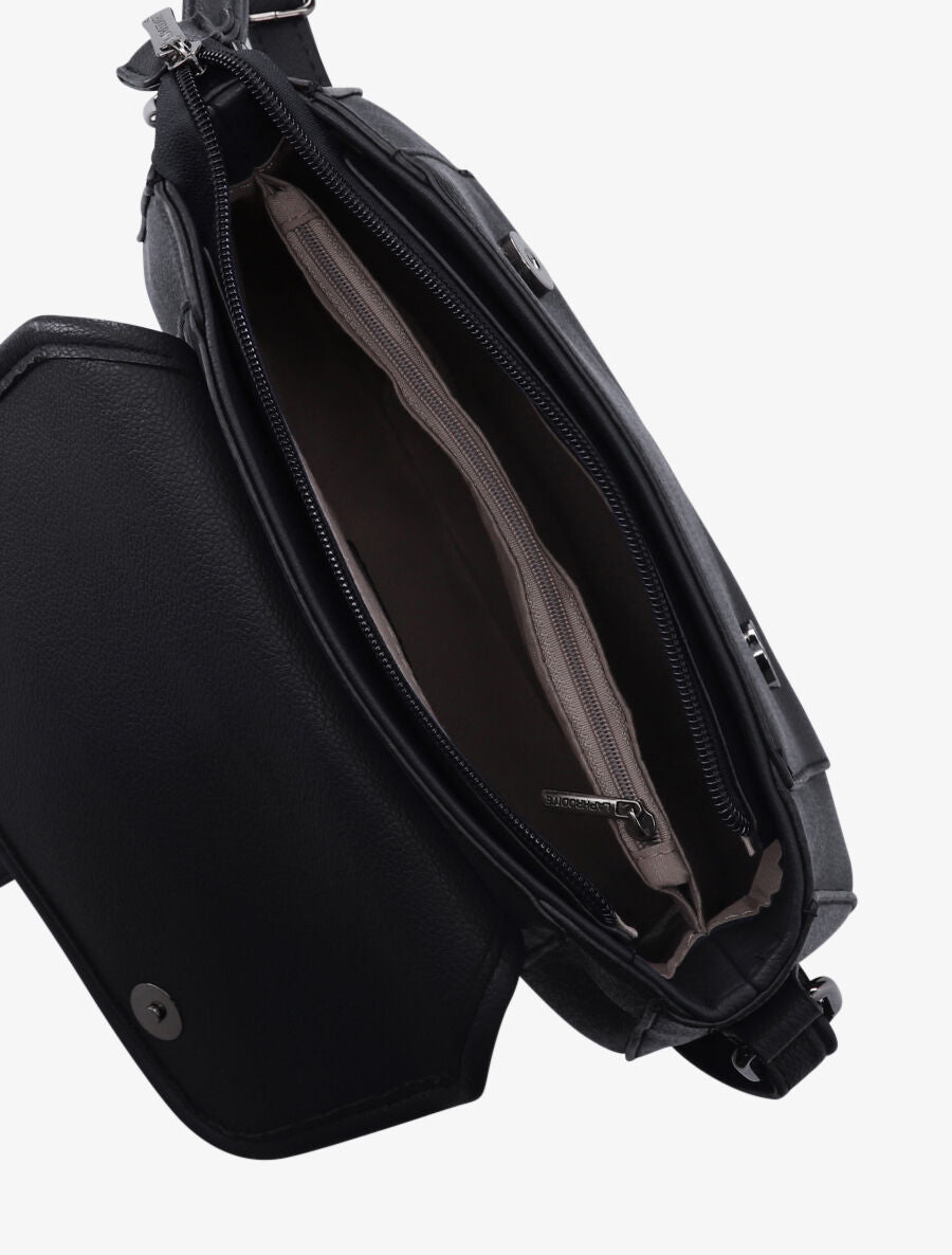 Sac bandoulière Bellerose - Noir - 4