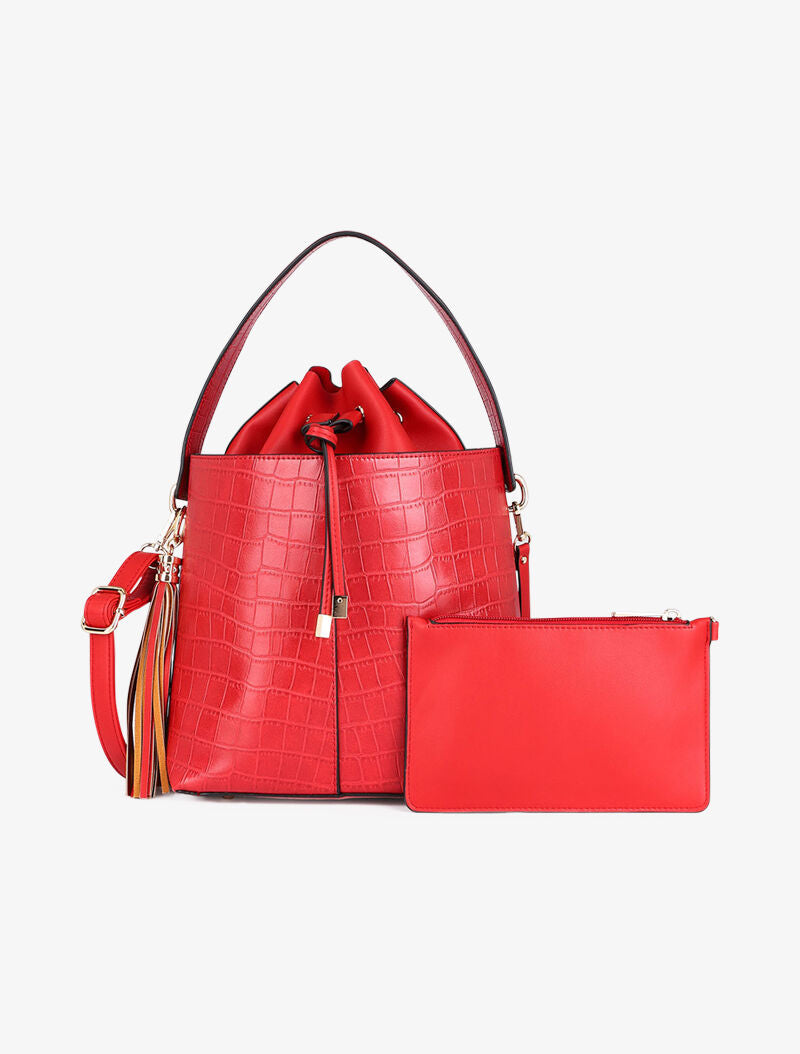Sac seau Petra - Rouge - 1