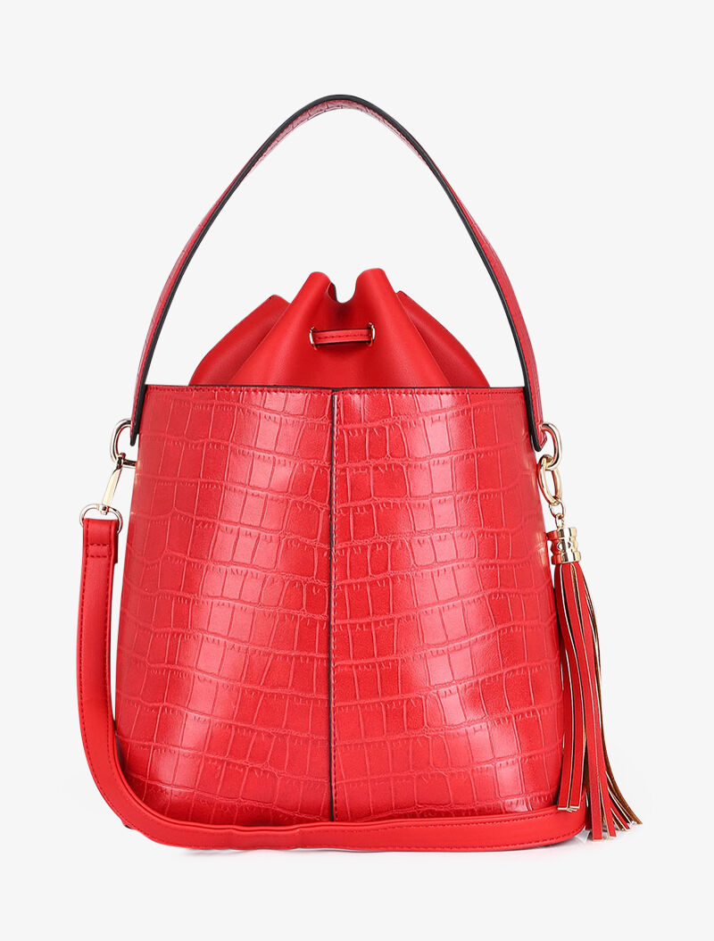 Sac seau Petra - Rouge - 3