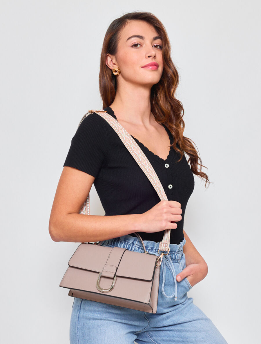 Sac besace Sabrina - Taupe - 1