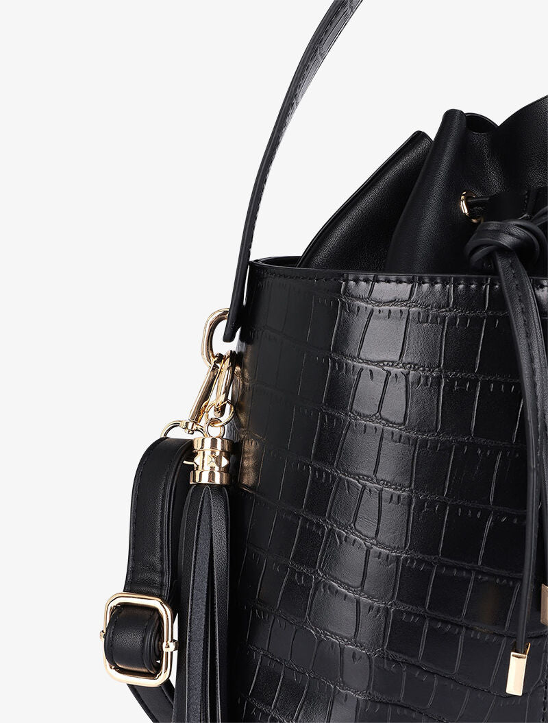 Sac seau Petra - Noir - 4