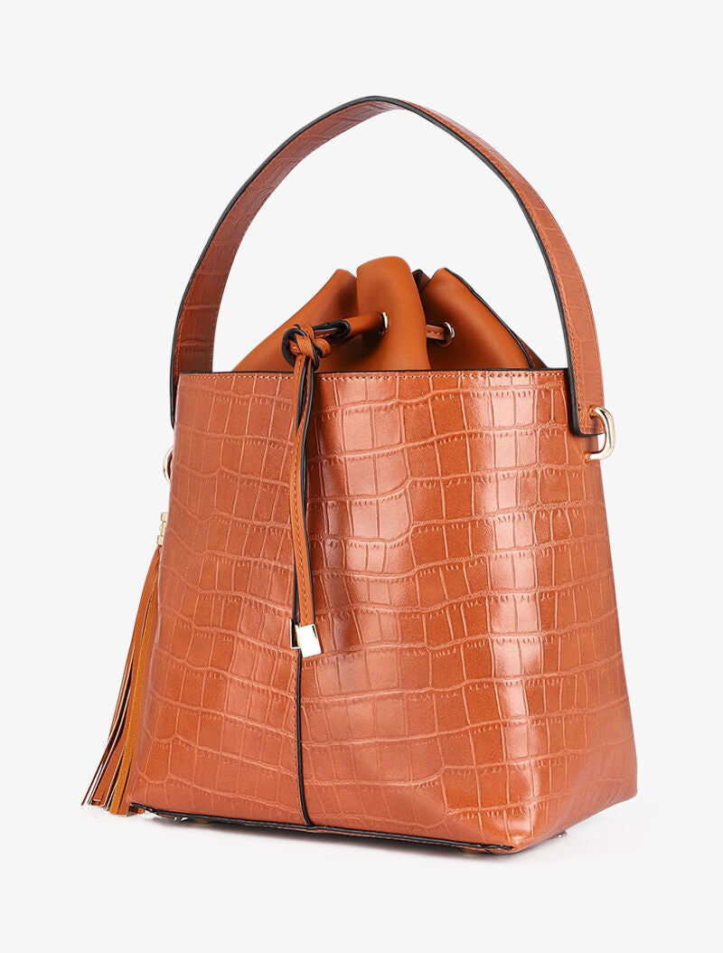 Sac seau Petra - Camel - 2