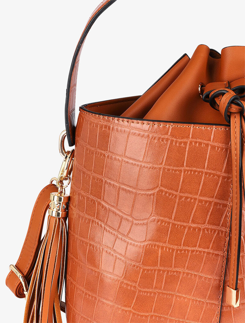 Sac seau Petra - Camel - 4