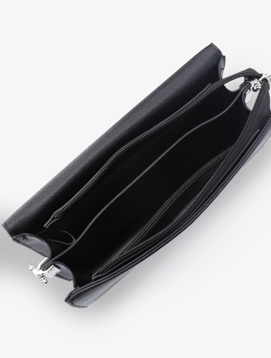 Sac besace Yasmine - Noir - 4
