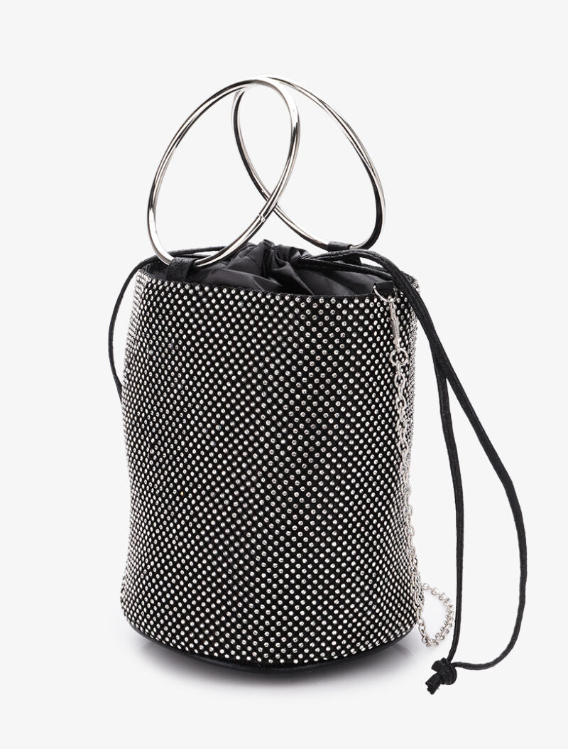 Sac seau à strass - Noir - 2