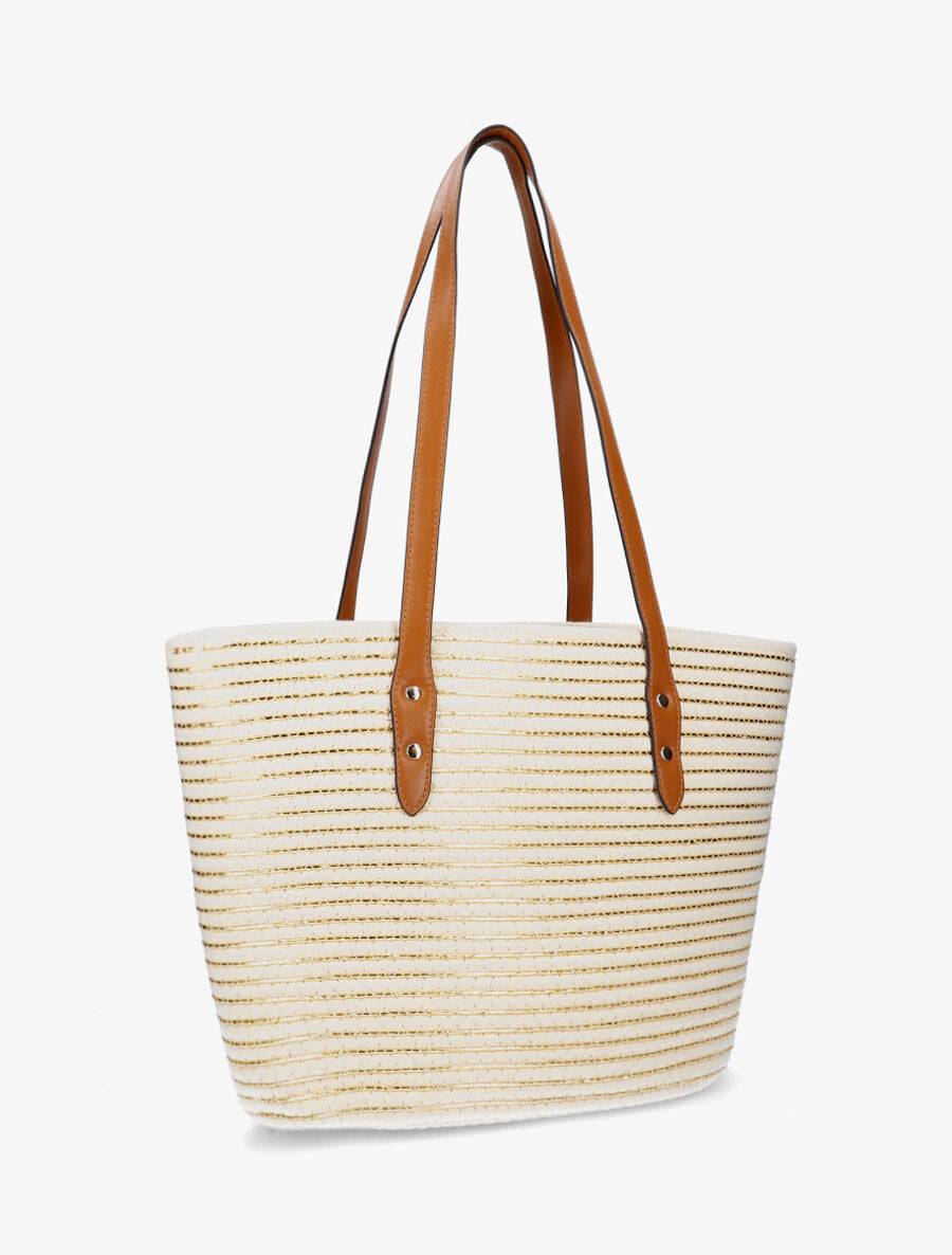 Sac cabas Eugénie - Beige - 3