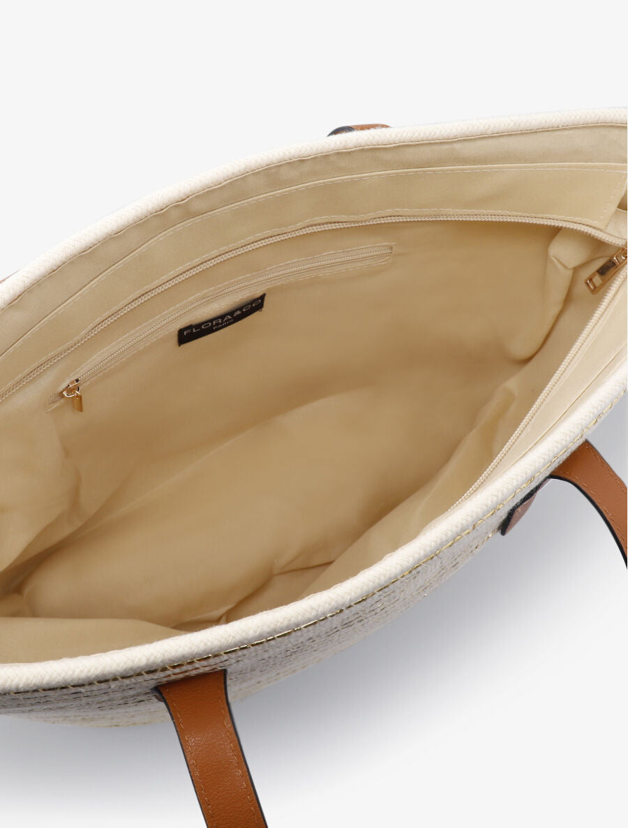 Sac cabas Eugénie - Beige - 4