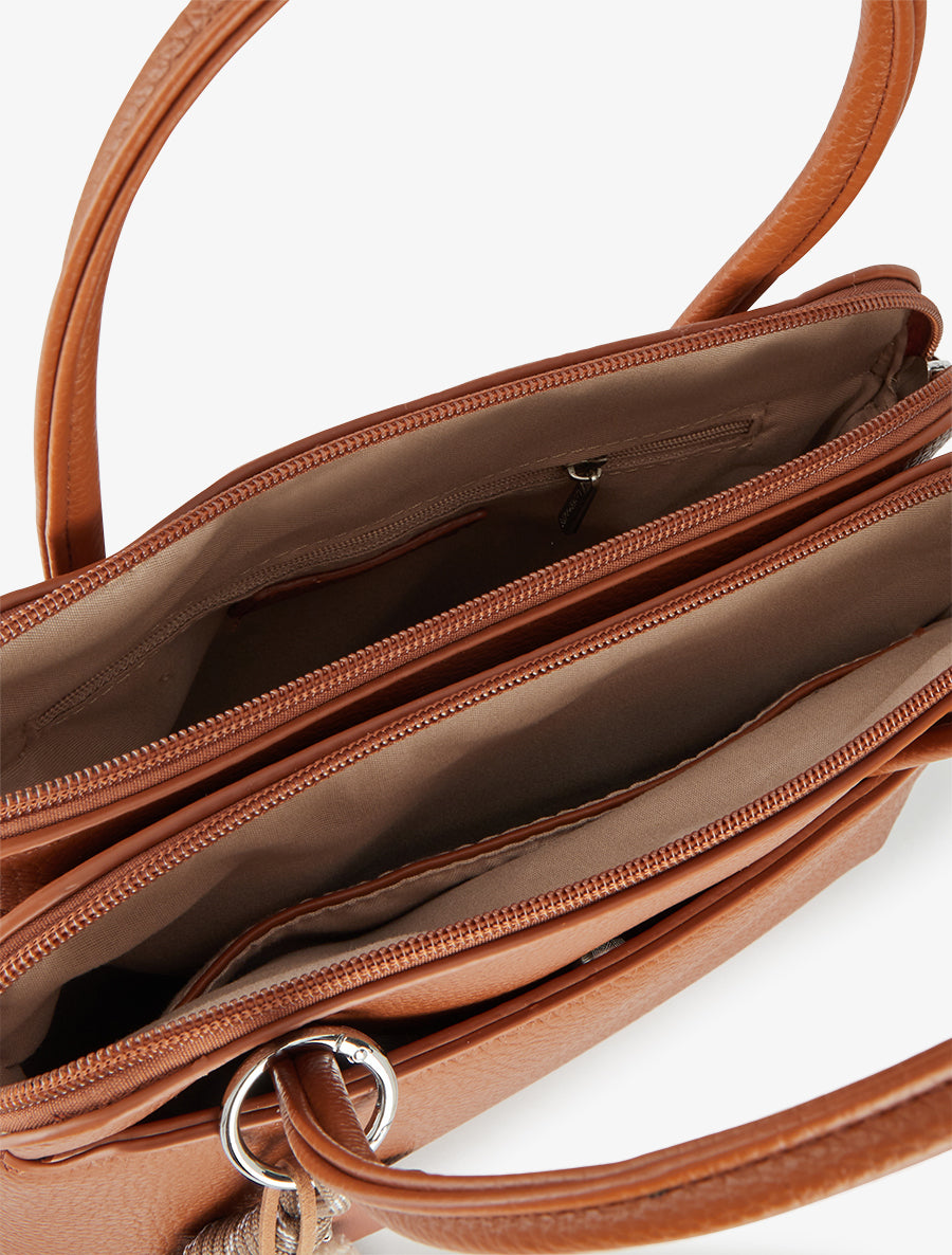 Sac à main Babeth - Camel - 4