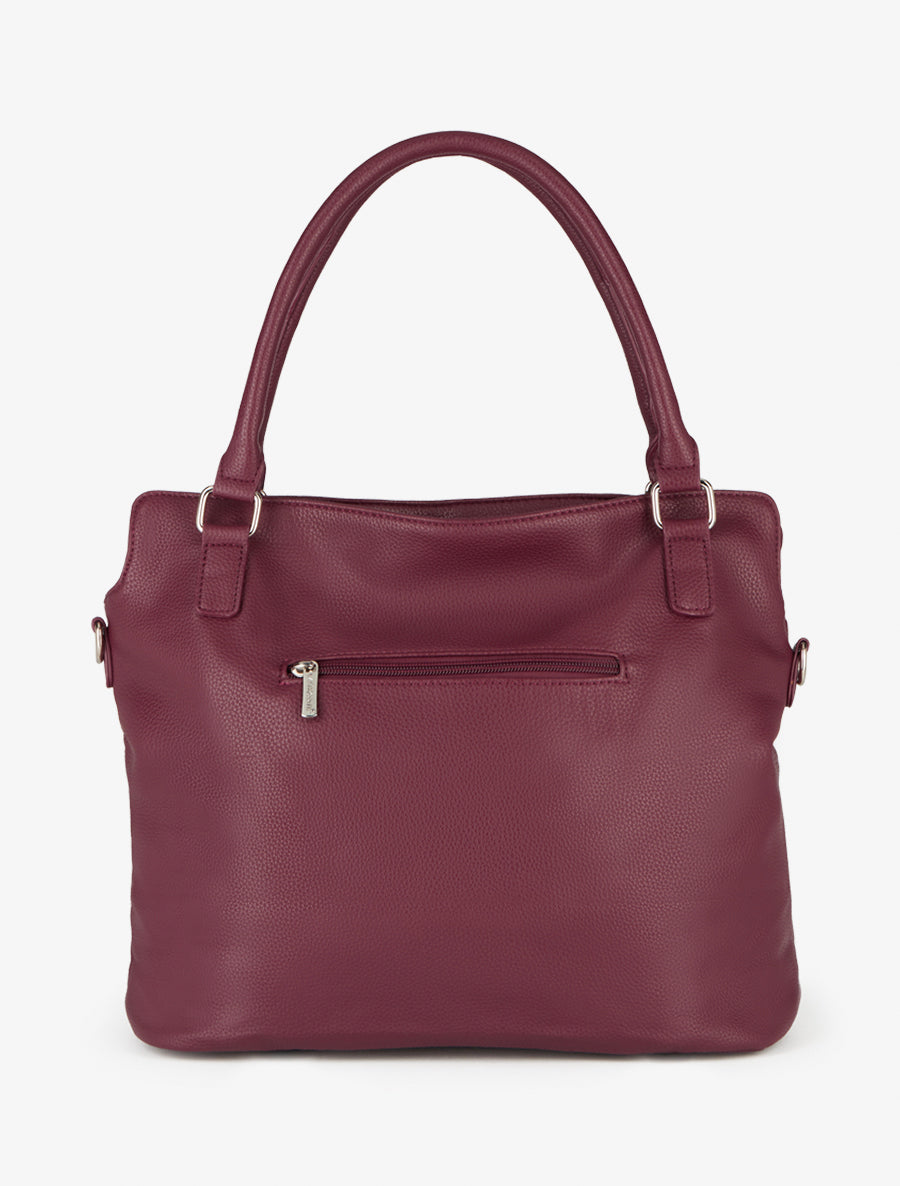 Sac cabas Eugénie - Prune -