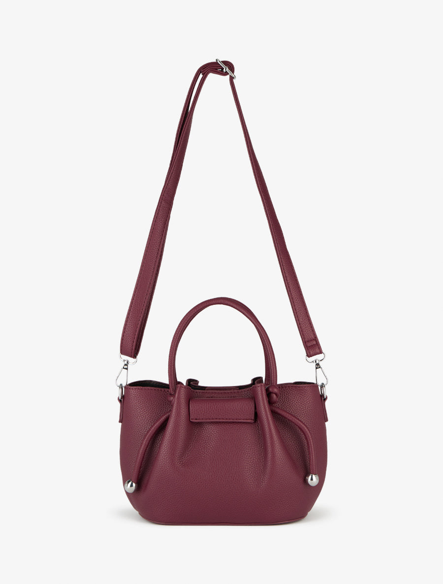 Sac besace Blanche - Prune -