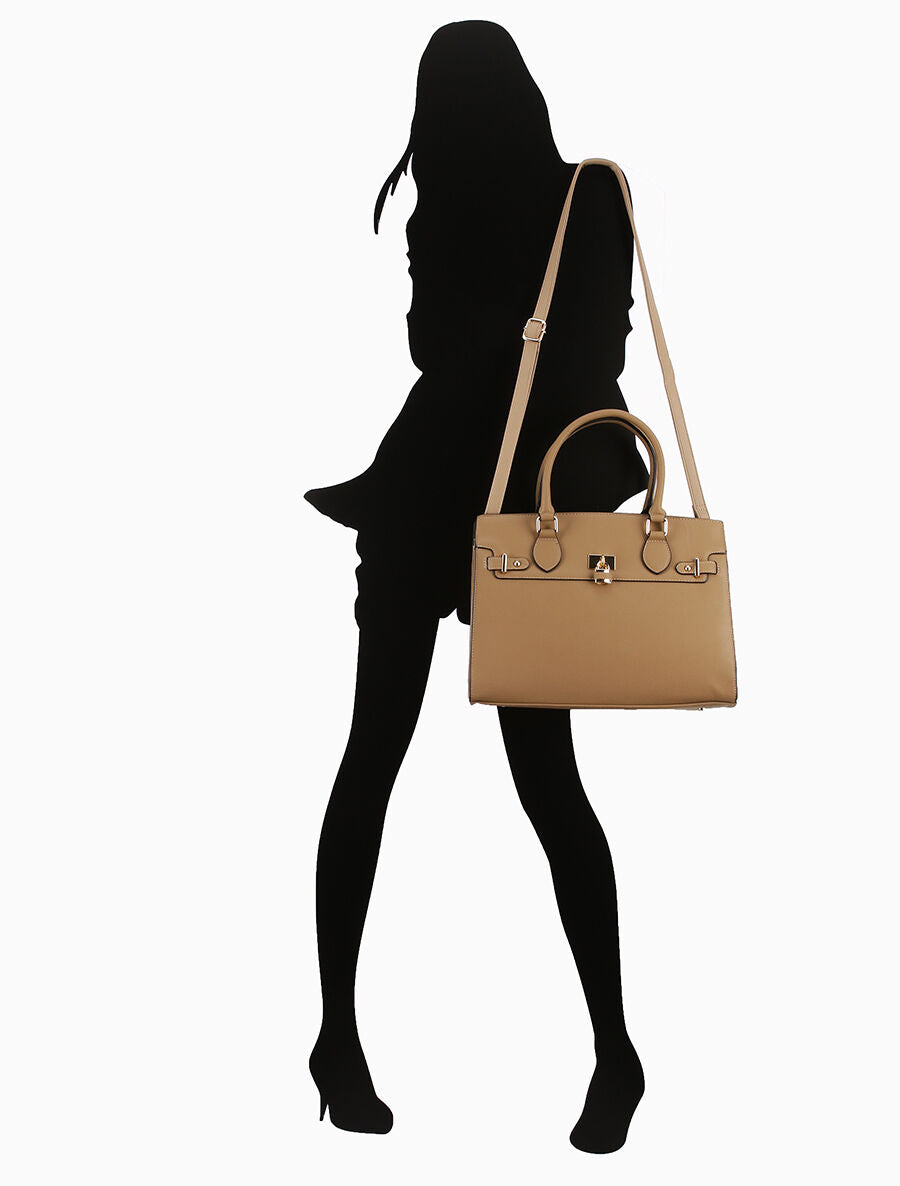 Sac cabas Caroline - Taupe - 5