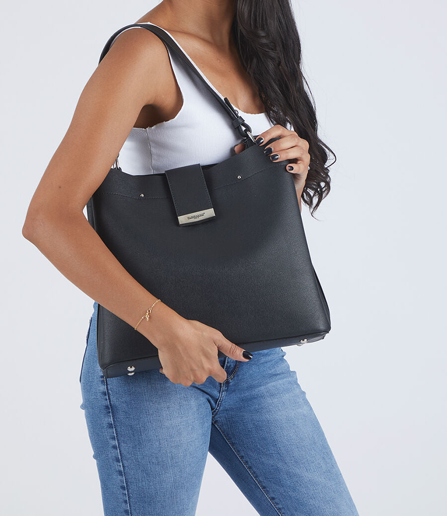 Sac cabas Samantha - Noir - 5
