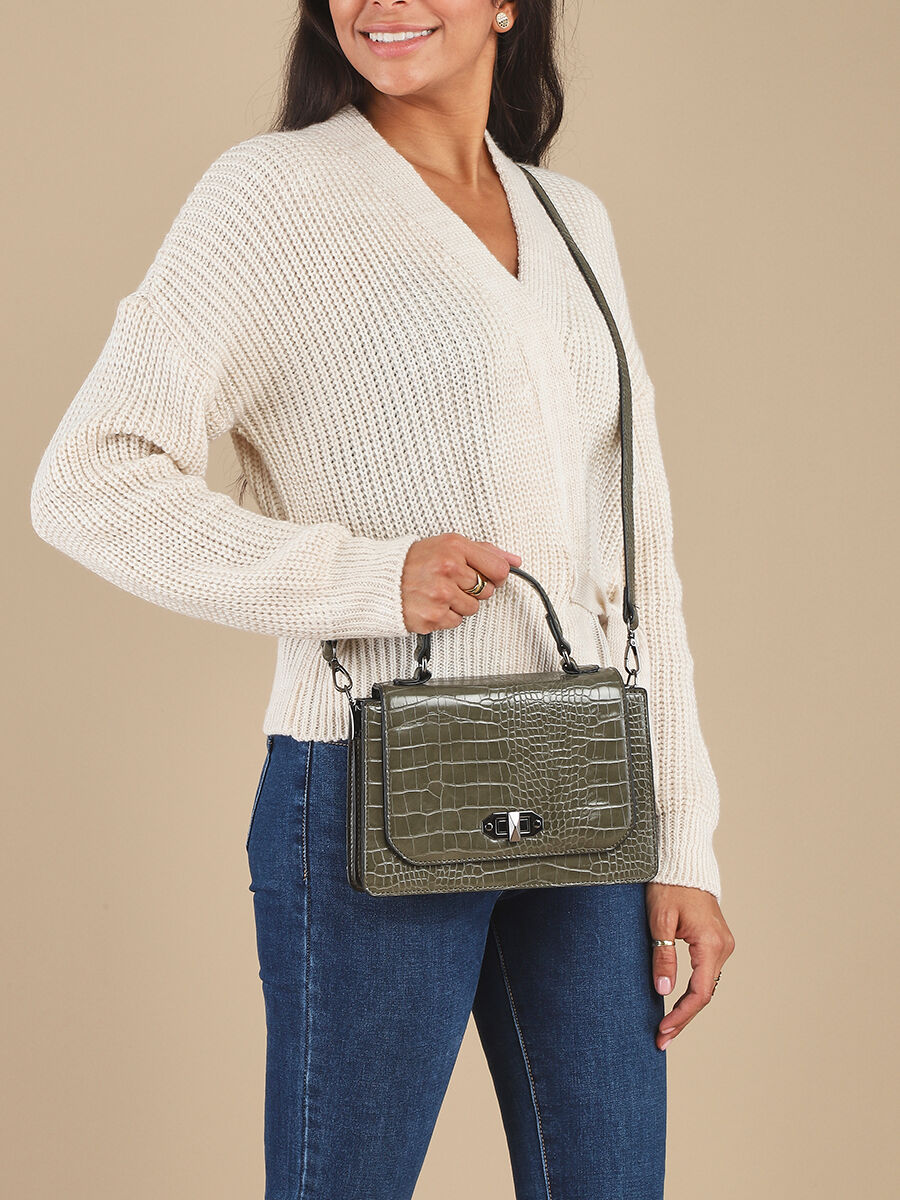 Sac besace Jana - Kaki - 7