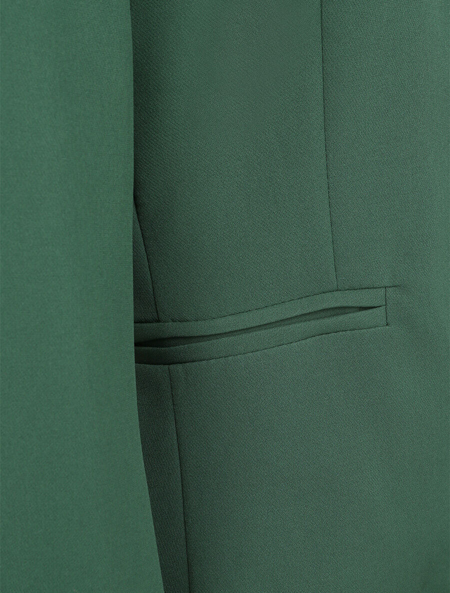 Veste unie ajustée - Vert émeraude - 3