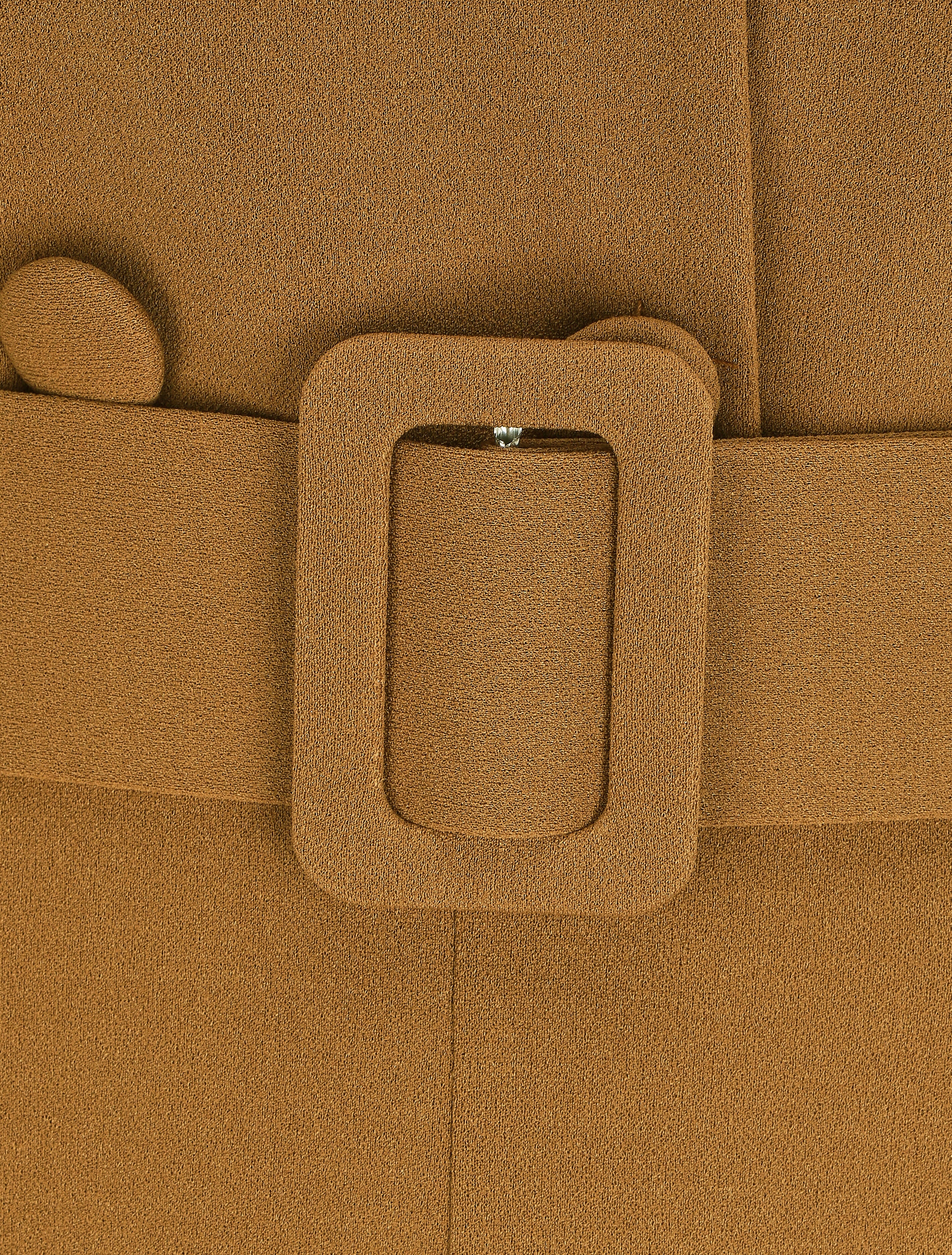 Combinaison carotte uni sans manches - Camel - 3