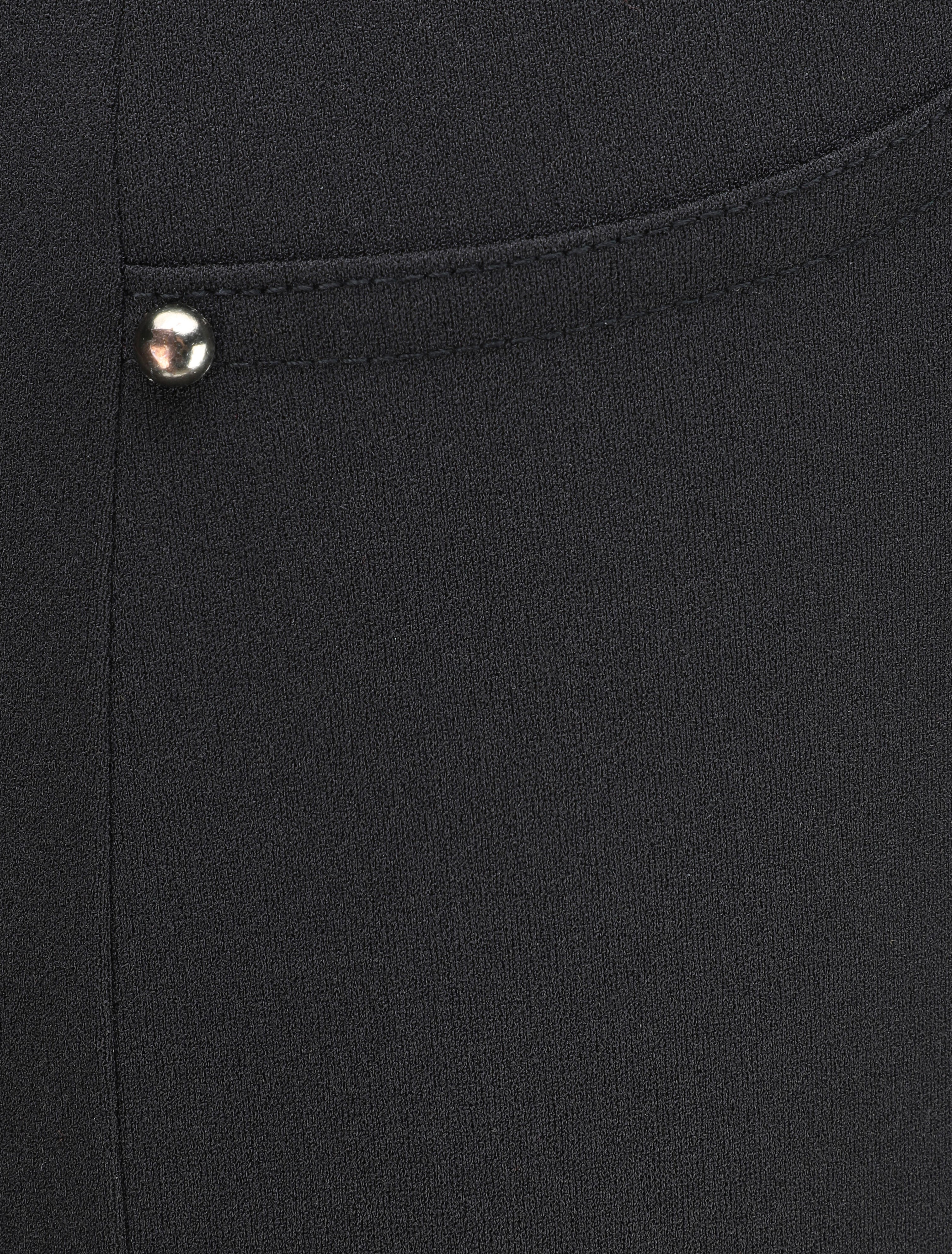 Pantalon slim à taille élastiquée - Noir - 3