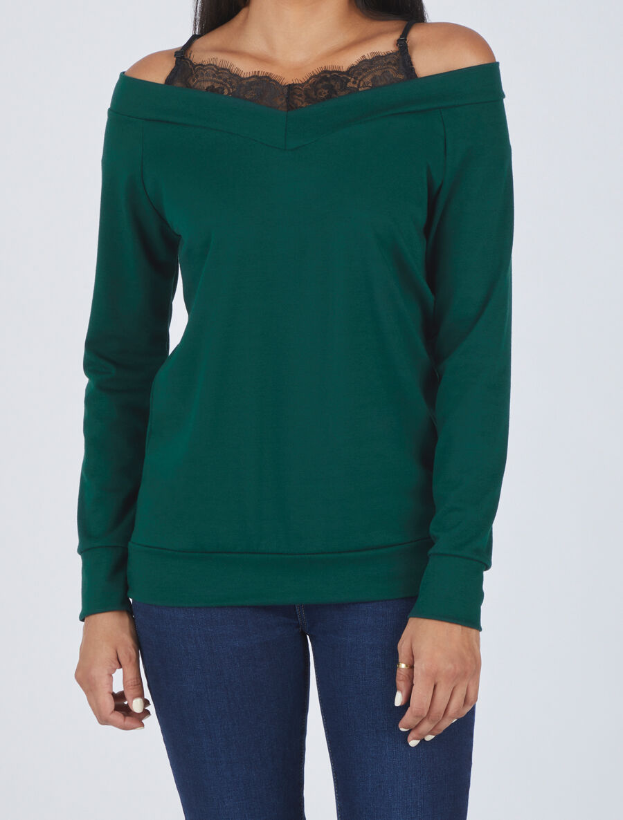 Top bardot trompe l&