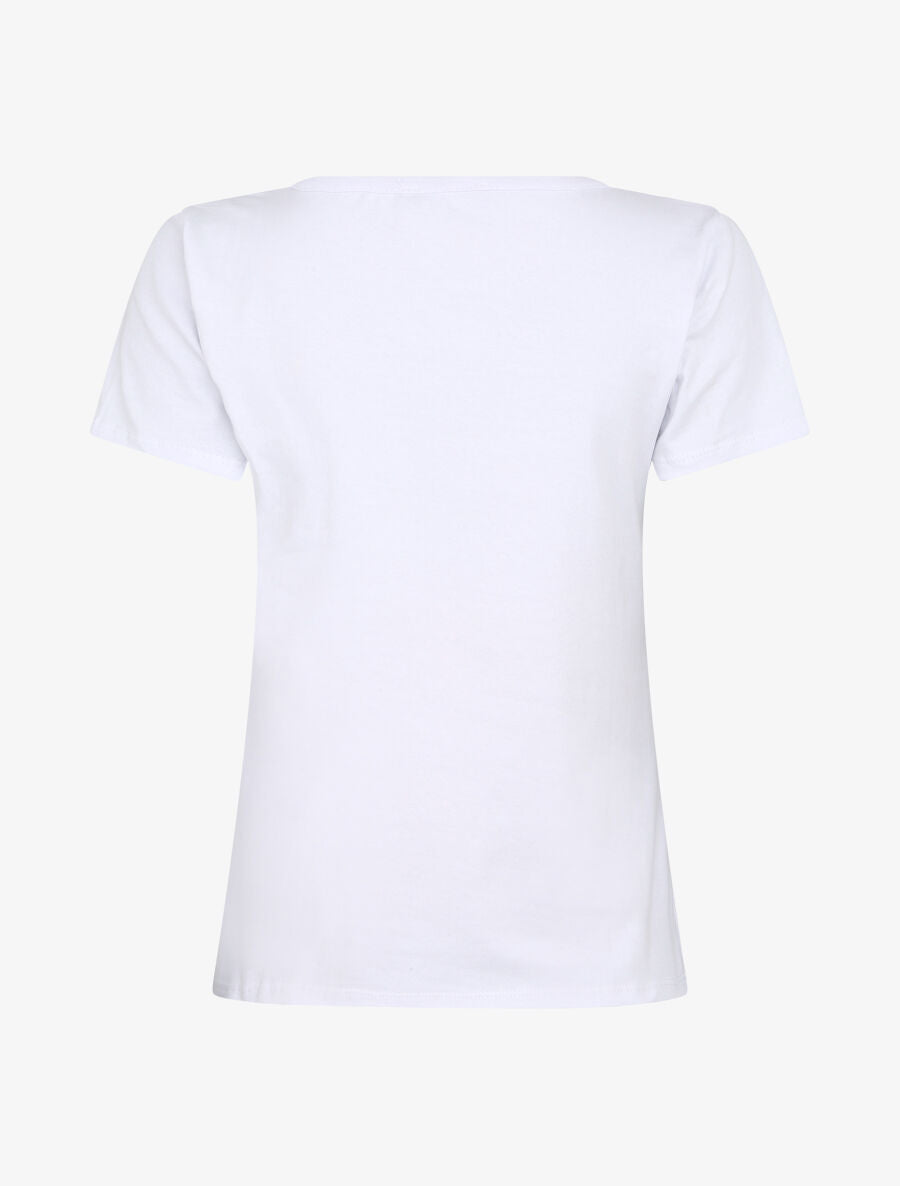 T-shirt à motif chat - Blanc - 2