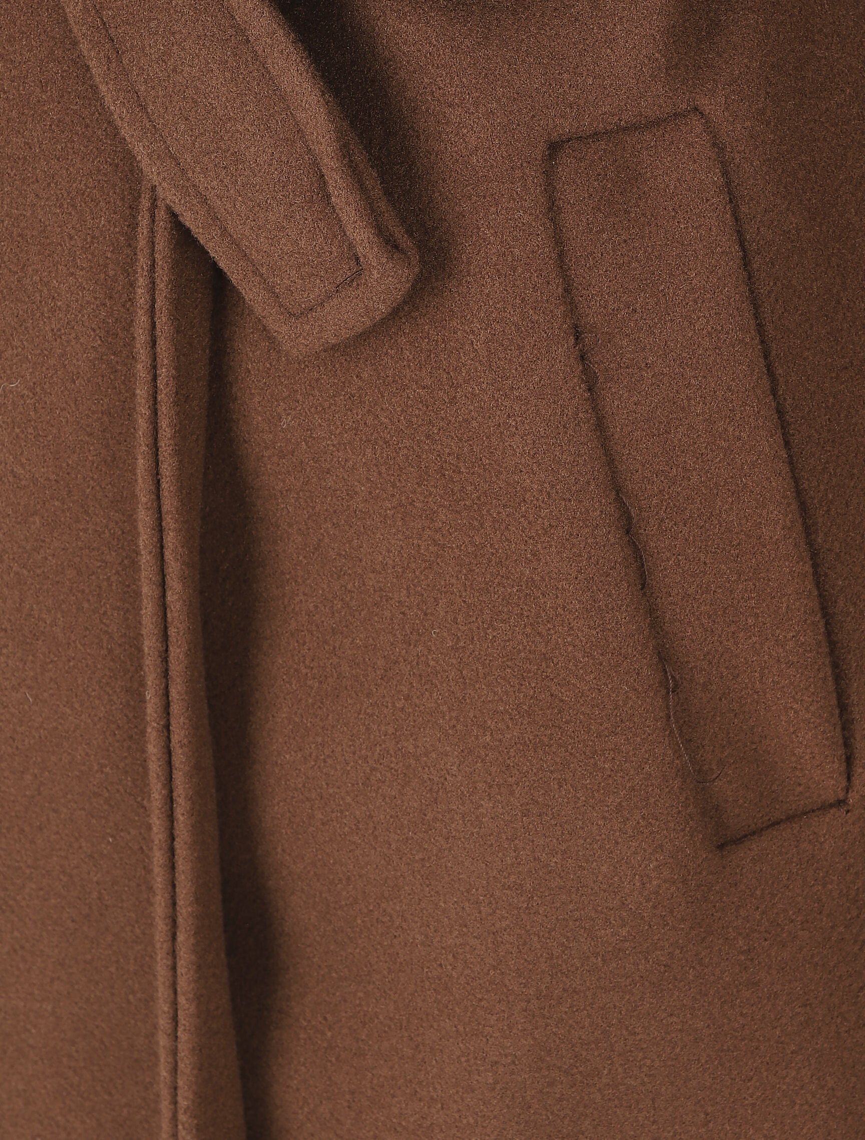 Manteau long oversize - Marron - 3