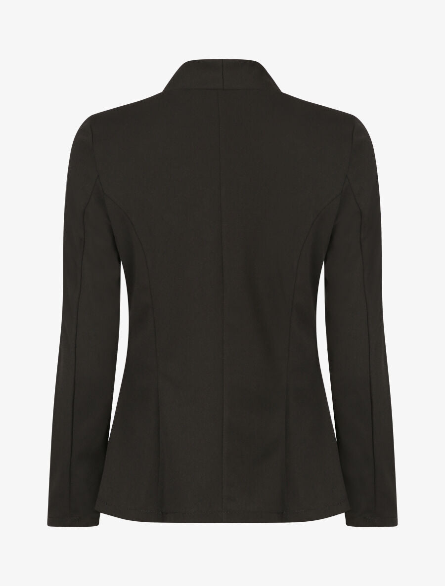Veste fluide à col cranté - Noir - 2