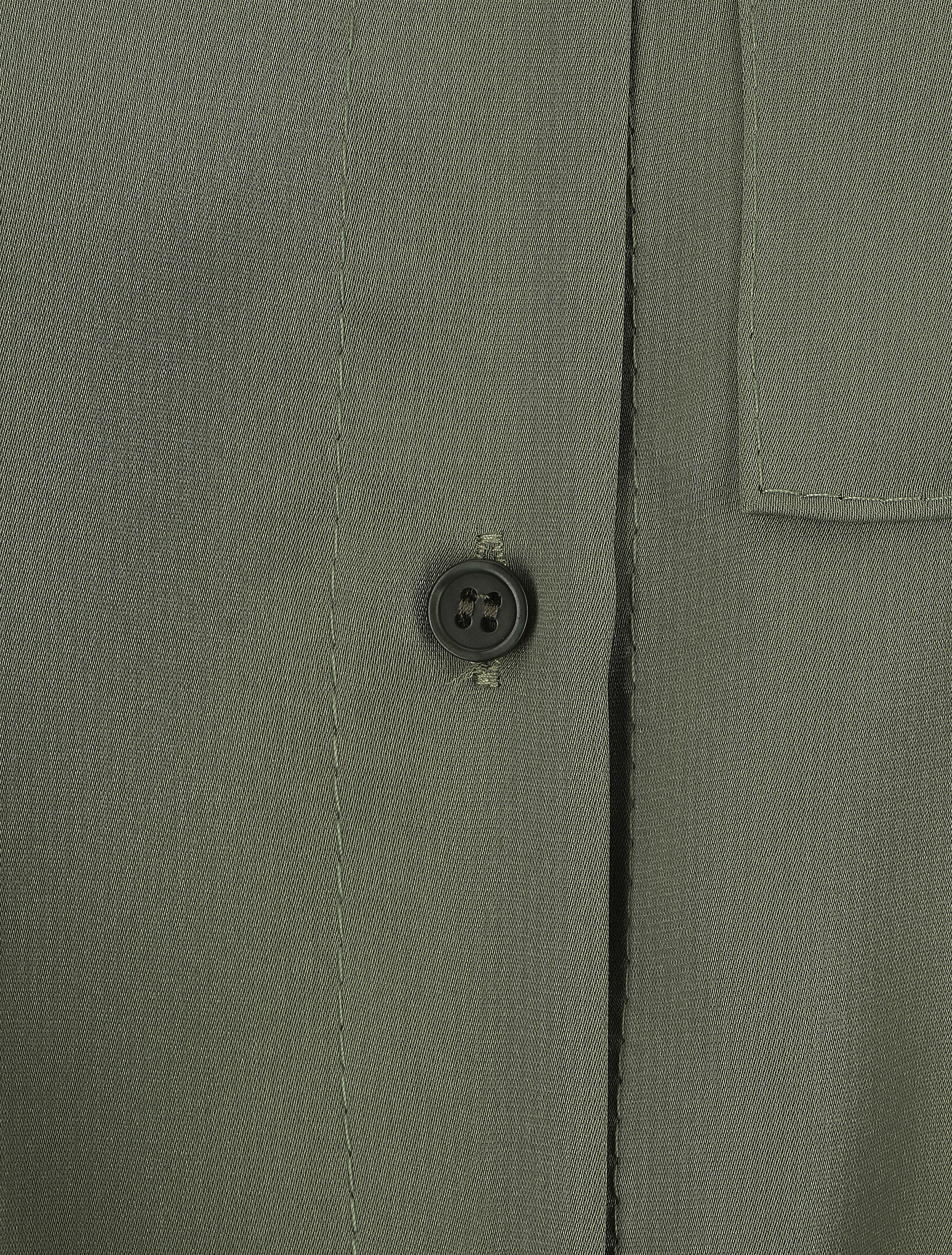 Blouse fluide à manches retroussables - Kaki - 3