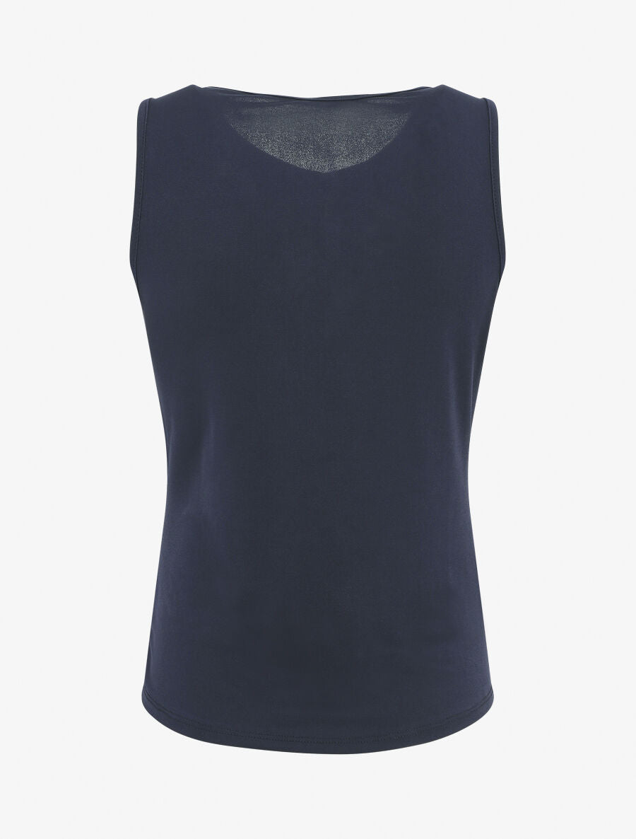 Top uni à base asymétrique - Marine - 2