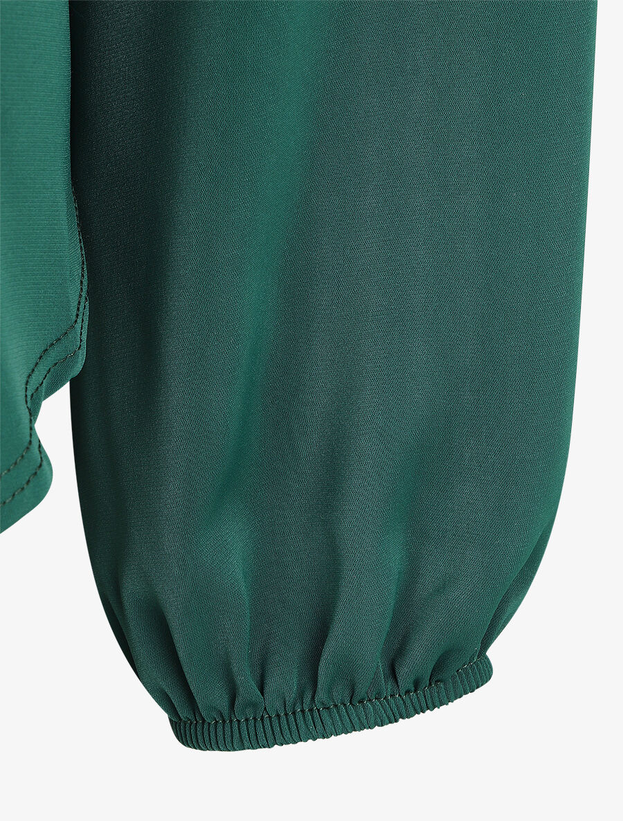 Top fluide dos en crochet - Vert sapin - 3