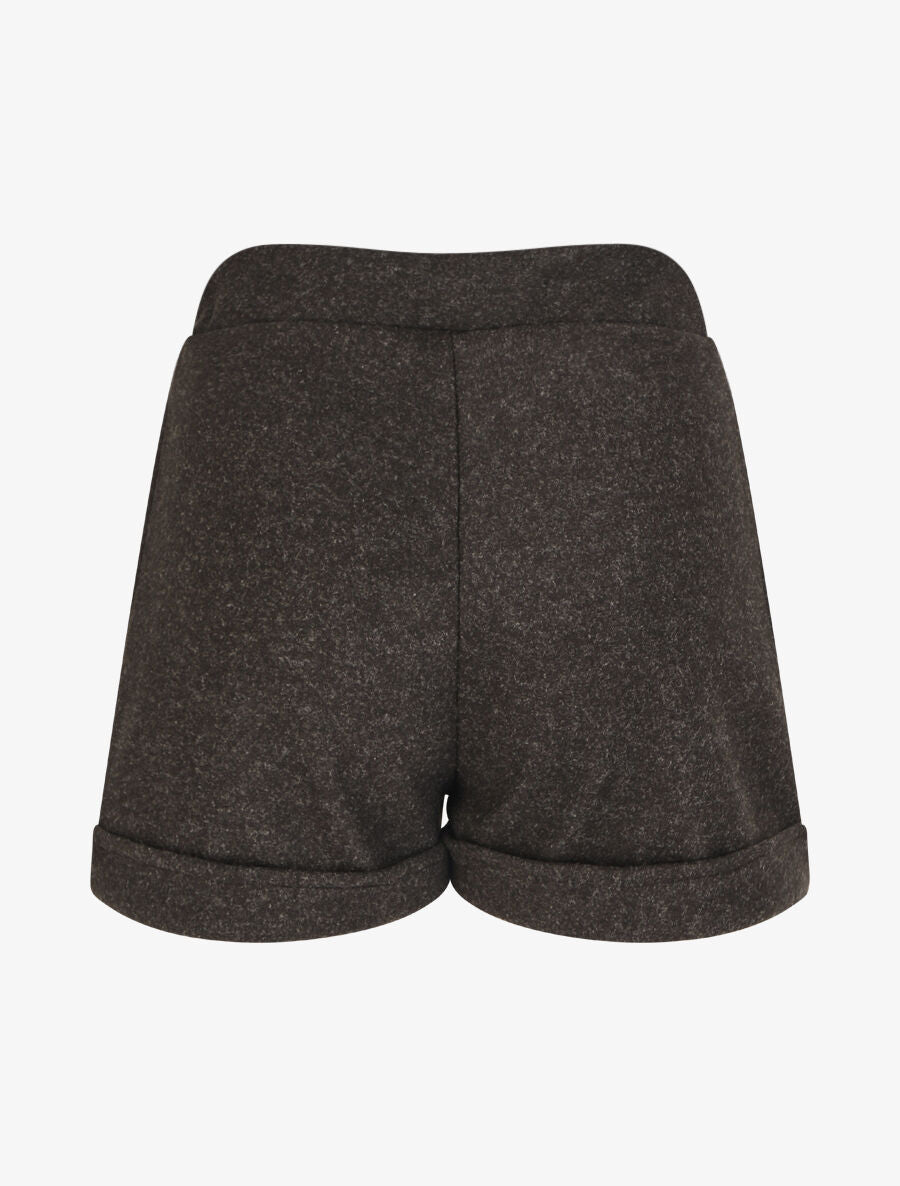 Short droit taille haute - Noir - 2