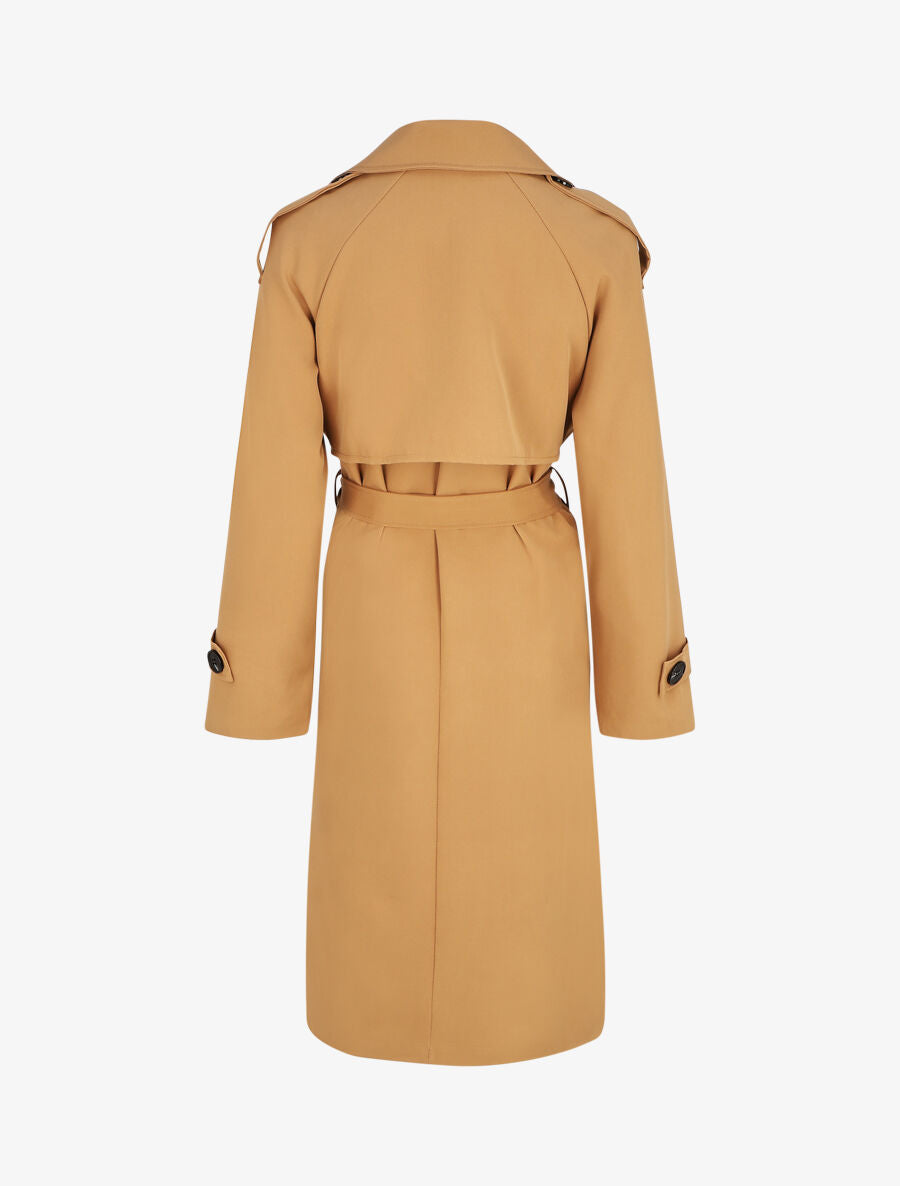 Trench oversize ceinturé - Camel - 2