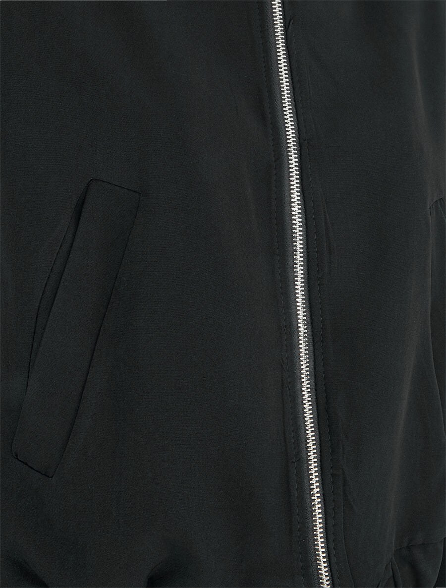 Sweat zippé à capuche - Noir - 3