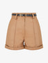 Short en simili à revers - Camel - 5