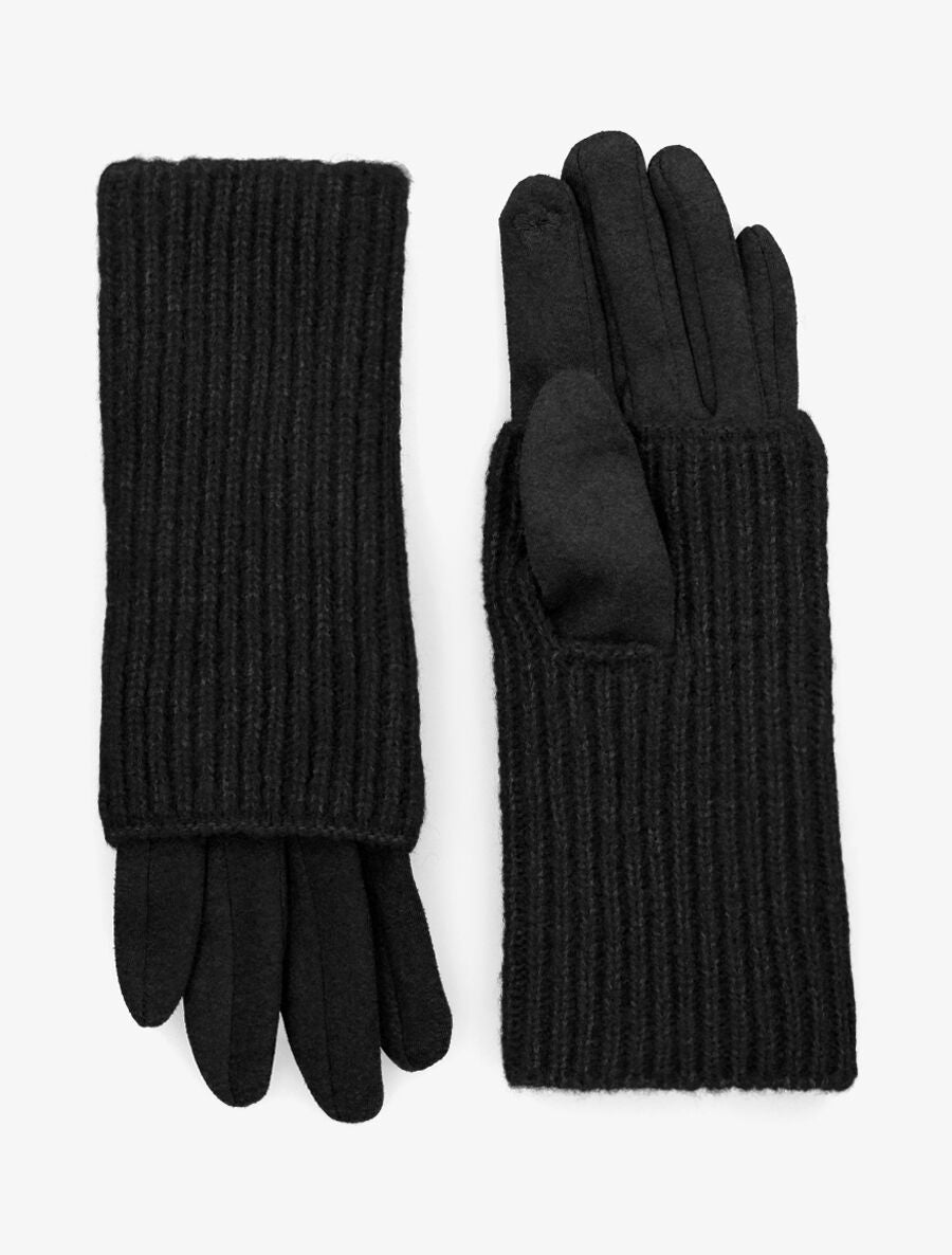 Gants tactiles et mitaines - Noir - 2