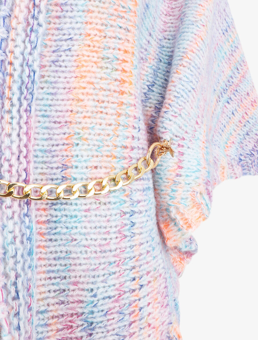 Châle en maille - Multicolore - 3