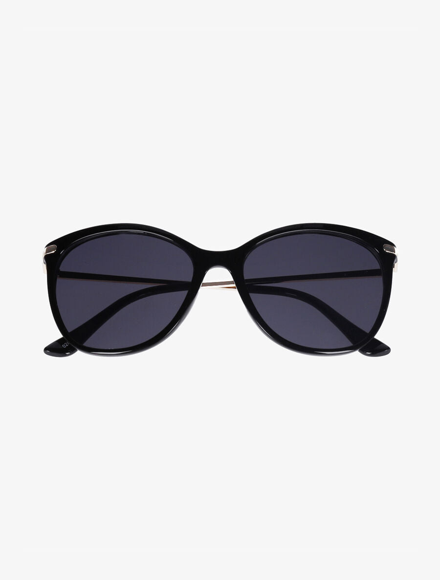 Lunettes de soleil rondes - Noir - 2
