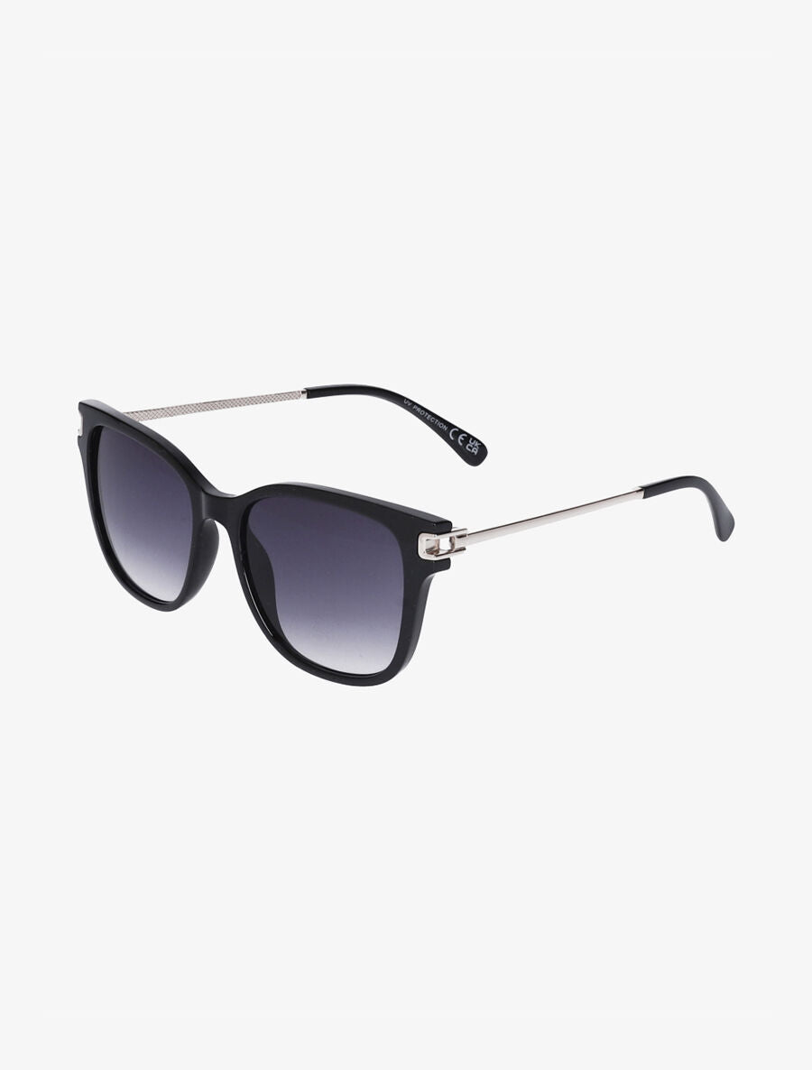 Lunettes de soleil forme carré - Noir - 1