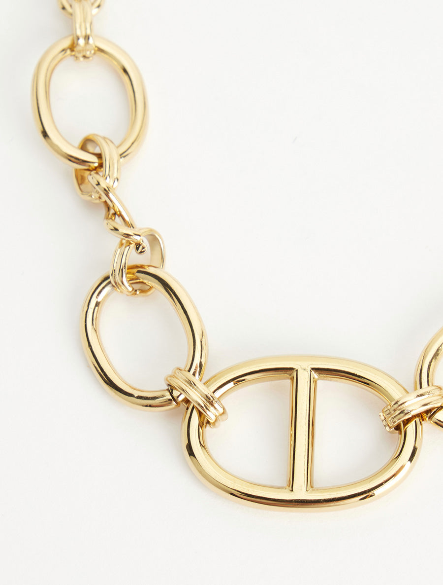 Collier à maillons ovales - Or - 3