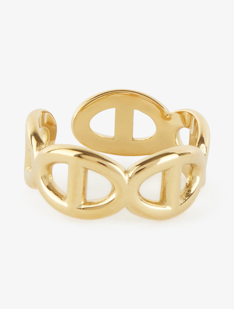 Bague à maillons marins - Or - 2