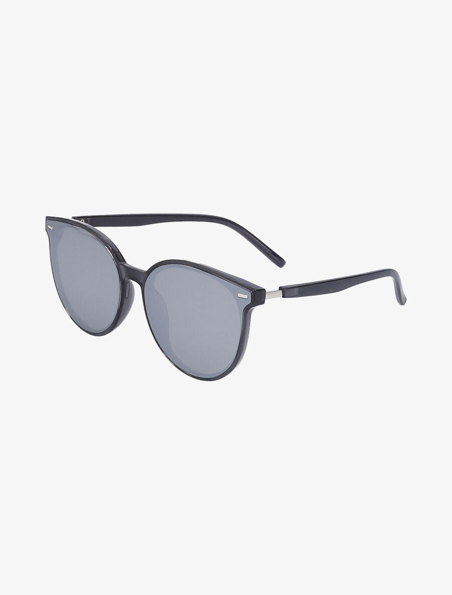 Lunettes clubmaster effet miroir - Noir - 1