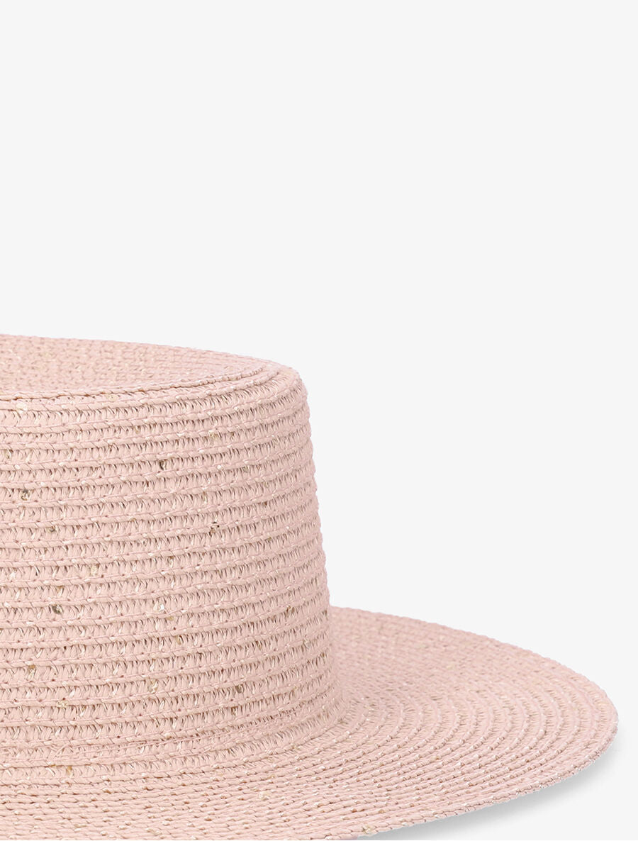 Canotier à sequins - Rose pâle - 2