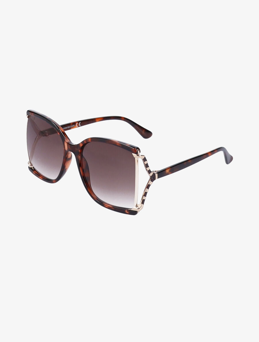 Lunettes de soleil carrés oversize - Léopard - 2