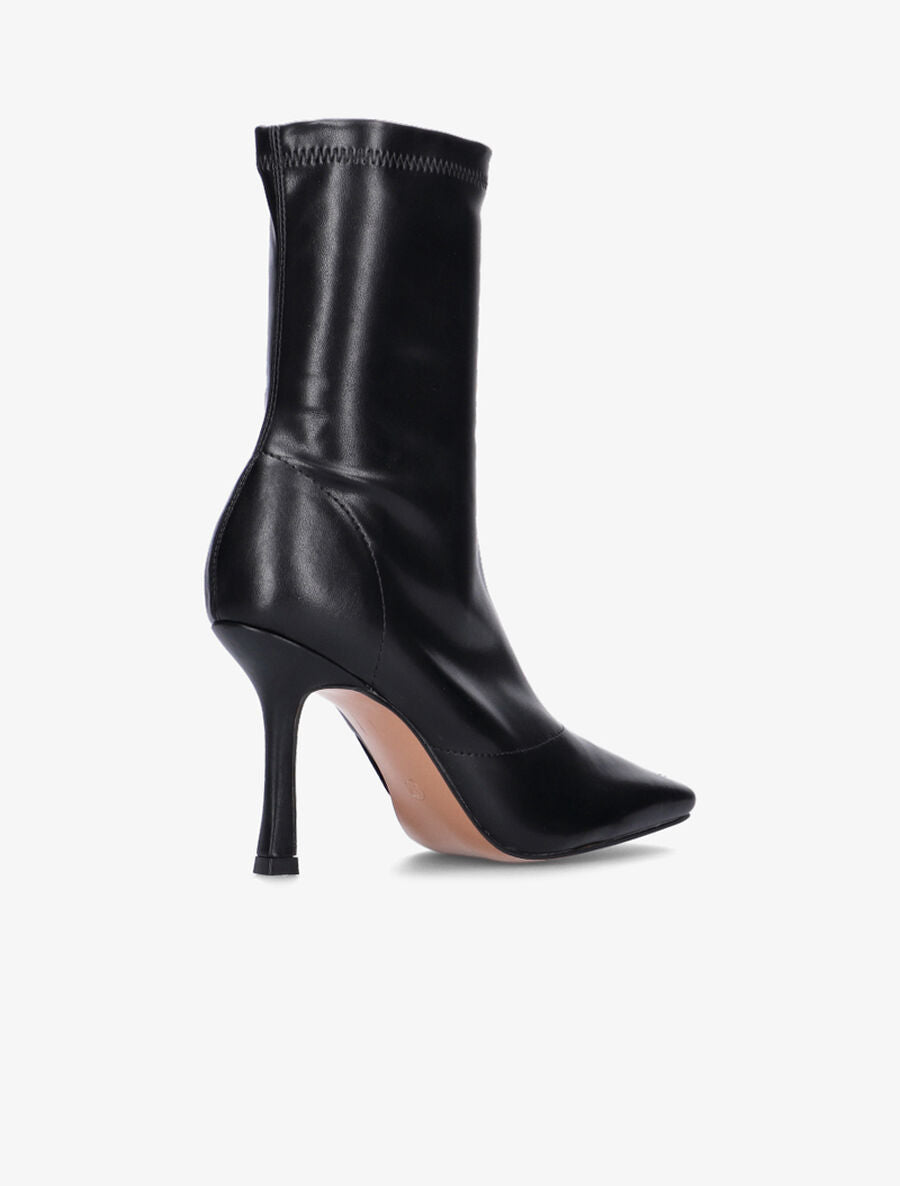 Bottines souples à bouts carrés - Noir - 4